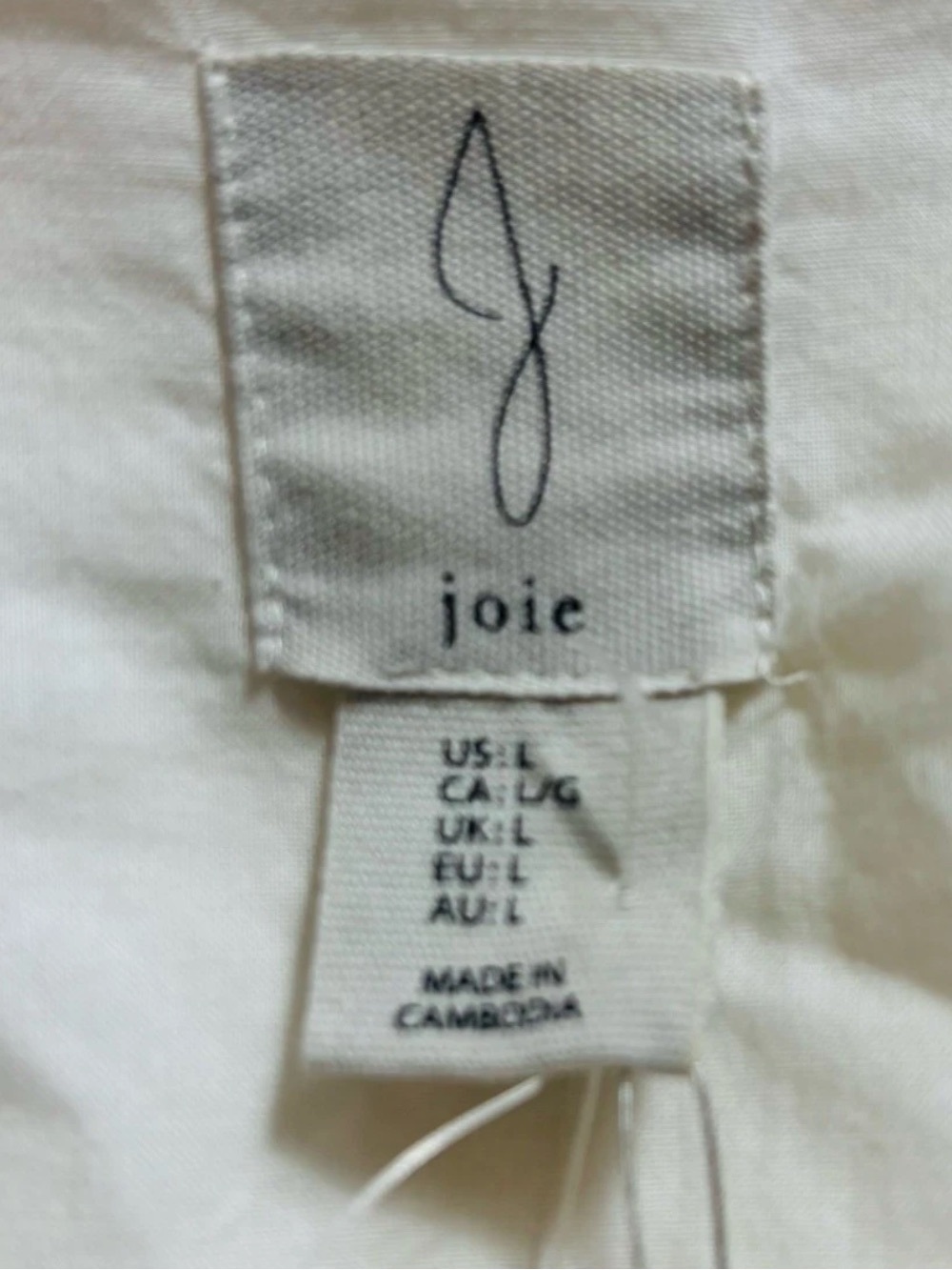 Joie Shirt Dress Linen Blend Button Front Belted Midi Neutral Minimalist - Picture 6 of 14